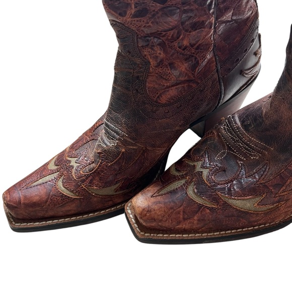 Ariat Womens Brown Leather Dahlia Cowboy Western Boots size 7 10008781 - Picture 8 of 16